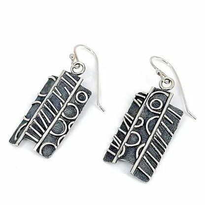 Sterling Silver and Patina Earrings - Kristin Christopher