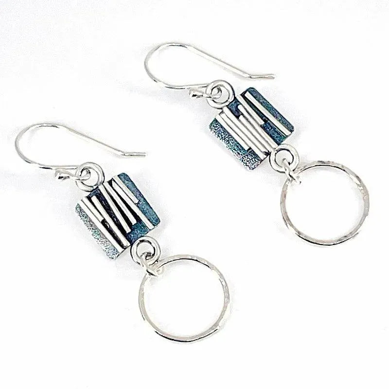 Sterling Silver and Patina Earrings - Kristin Christopher