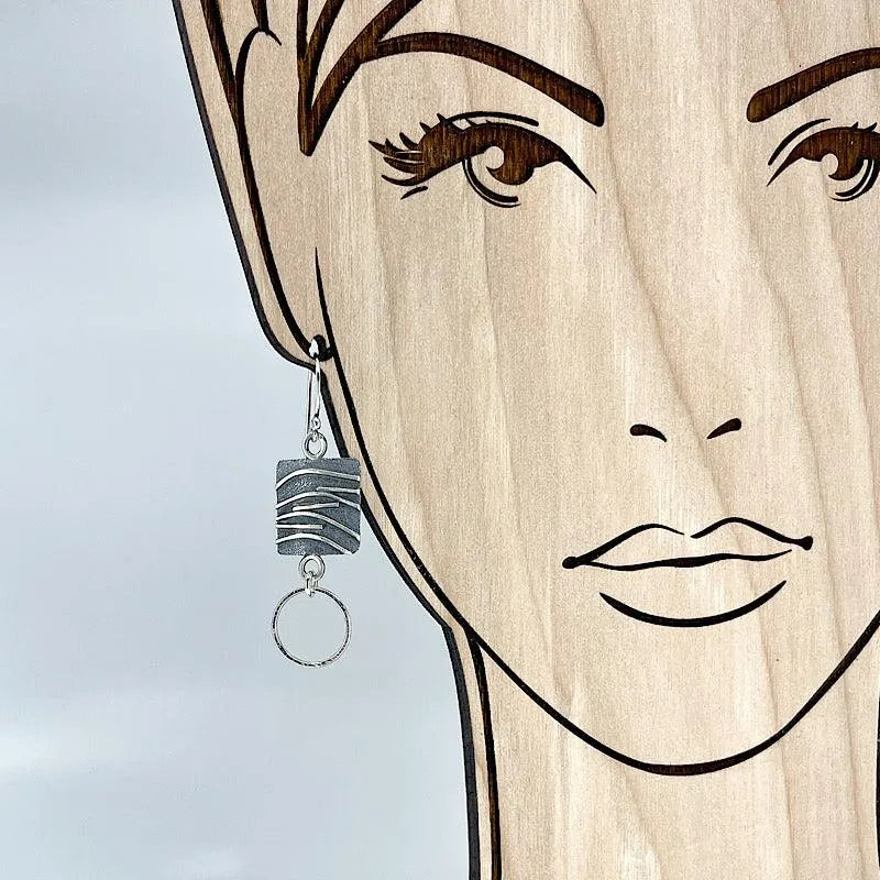 Sterling Silver and Patina Earrings - Kristin Christopher