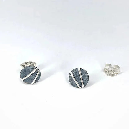 Sterling Silver and Patina Earrings - Kristin Christopher