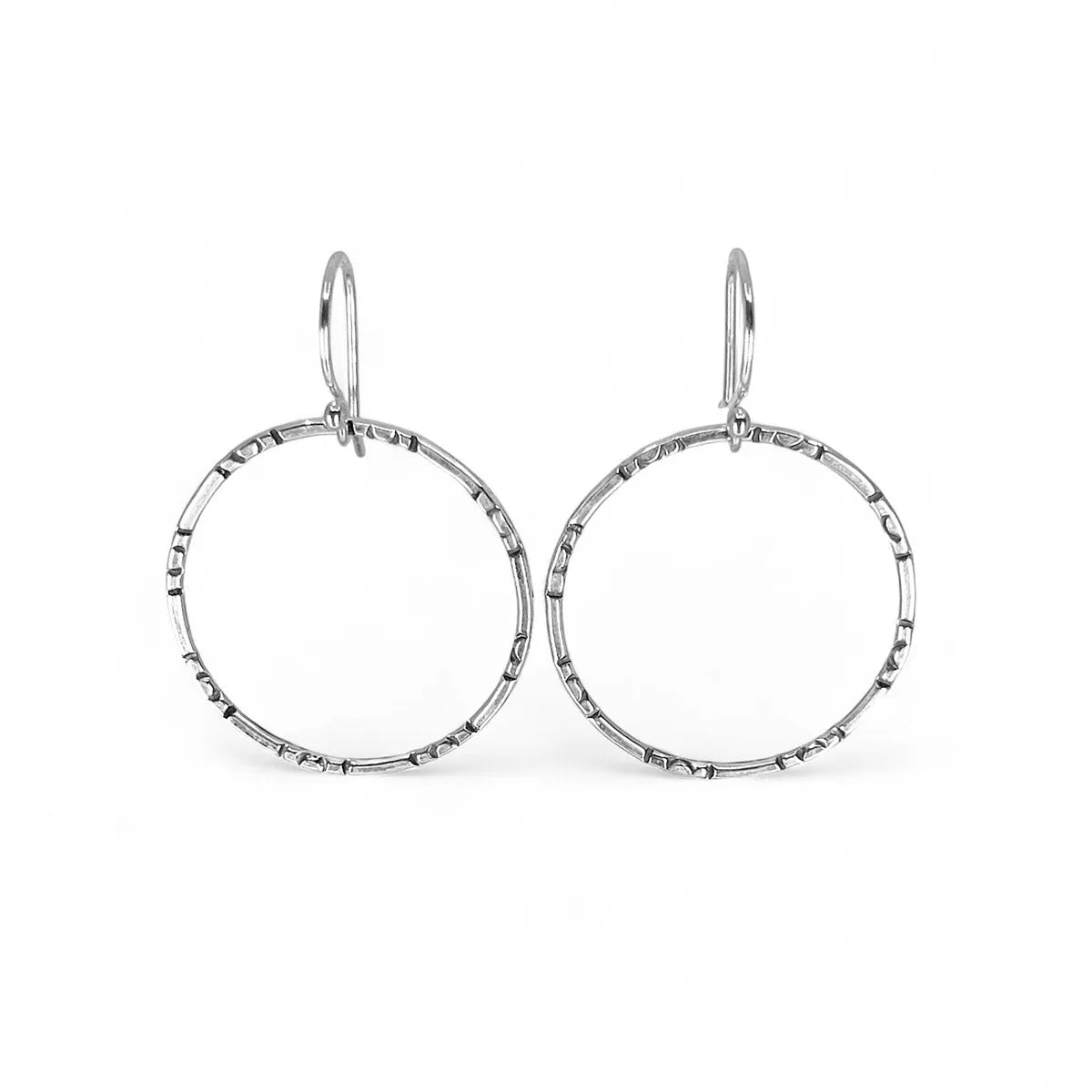 Sterling Silver Hoop Earrings - Medium