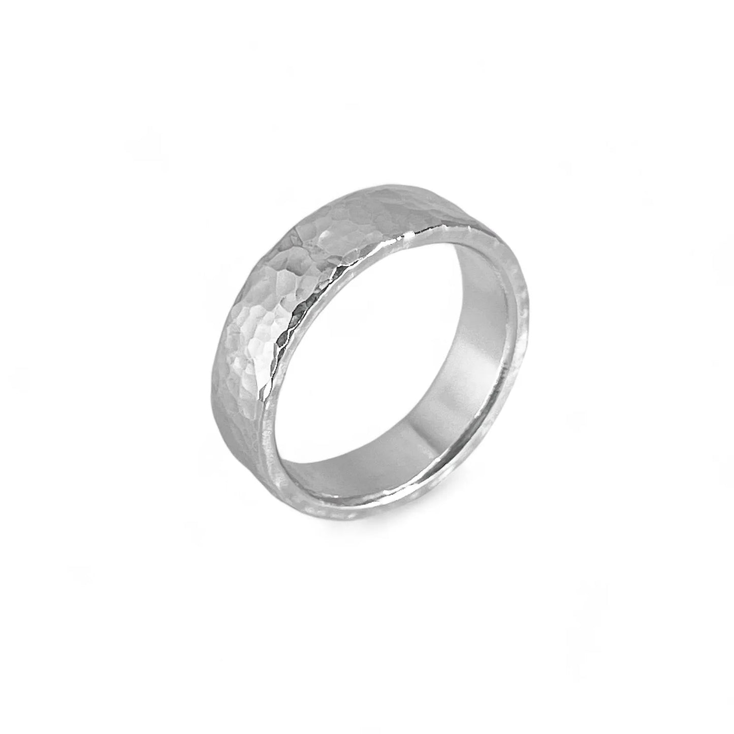 Sterling Silver Ring - Hammered