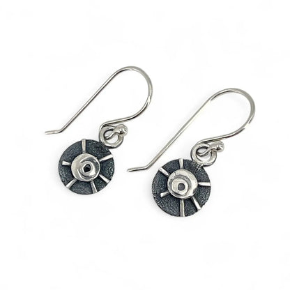 Sterling Silver and Patina Earrings