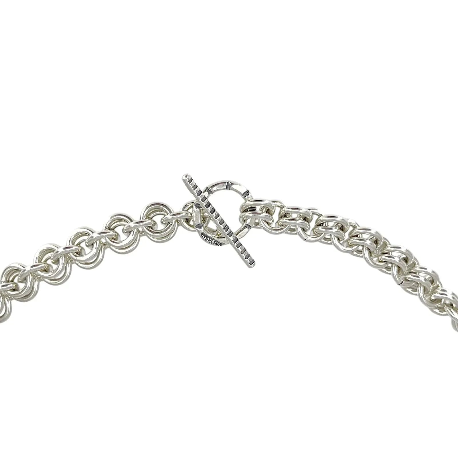 Clasp Detail - Kristin Christopher's Sterling Silver Single Double Round Chain