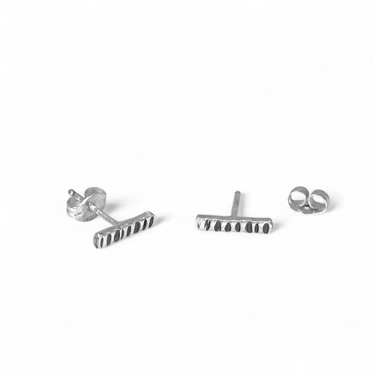 Sterling Silver Bar Earrings