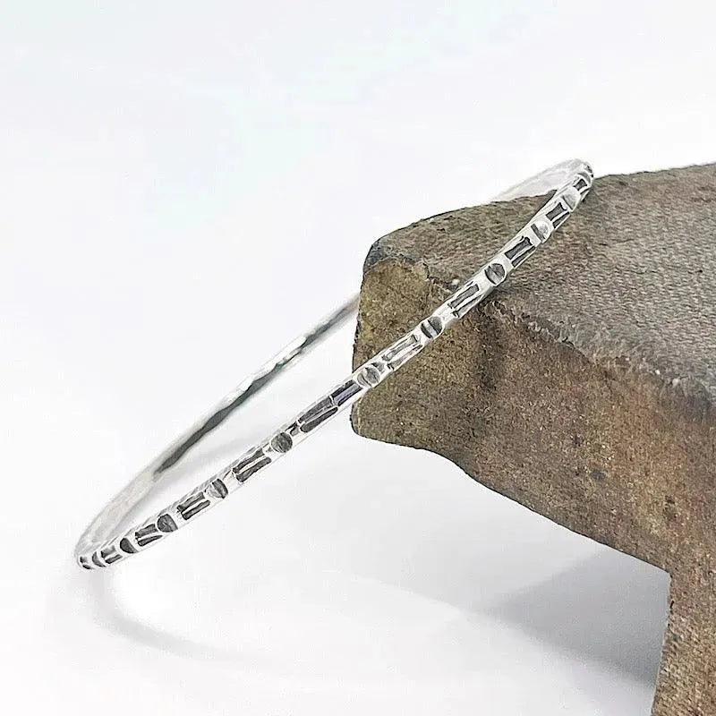 Sterling Silver Bangle Bracelet - Kristin Christopher