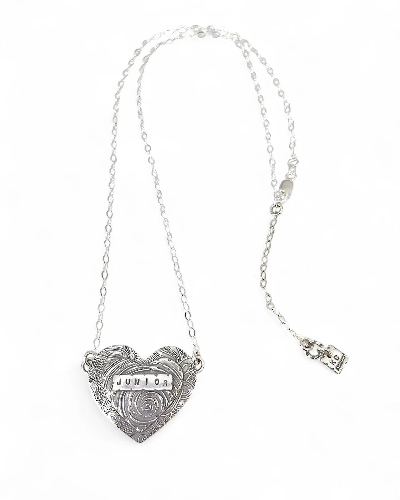 Sterling Silver Heart Pendant — special order - Kristin Christopher