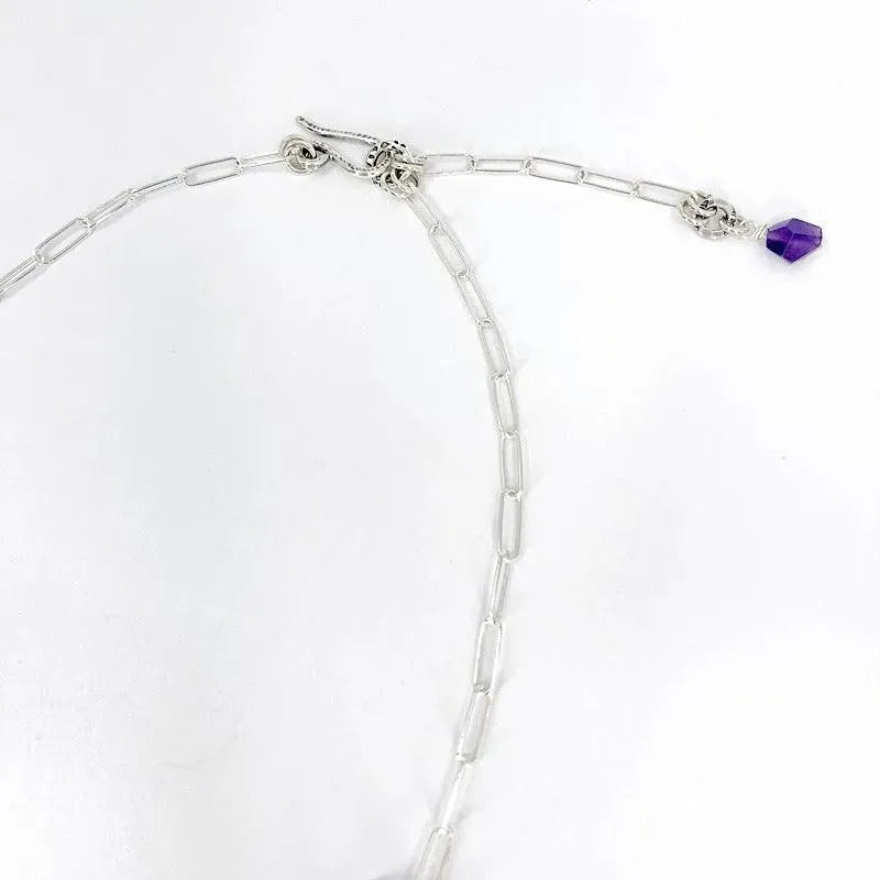 Sterling Silver Necklace with Amethyst - Kristin Christopher