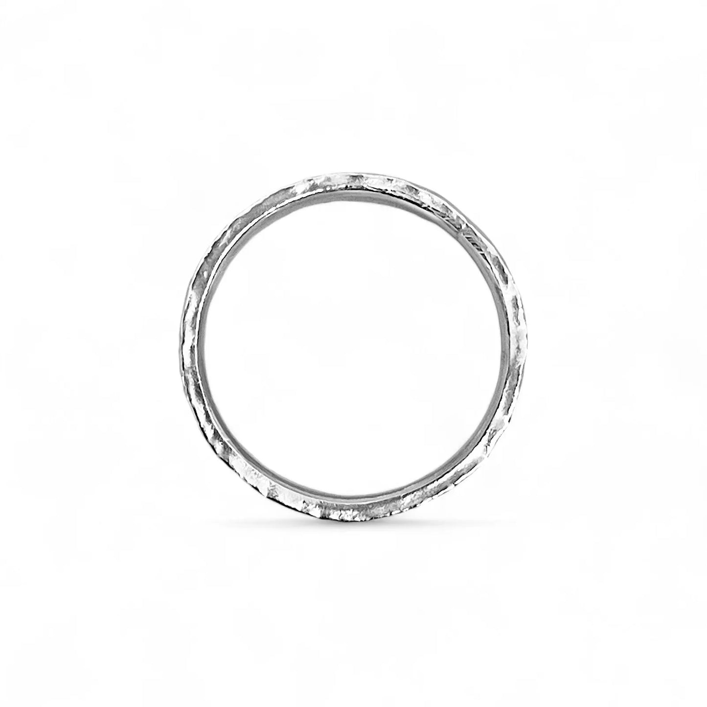 Sterling Silver Ring - Hammered - Kristin Christopher