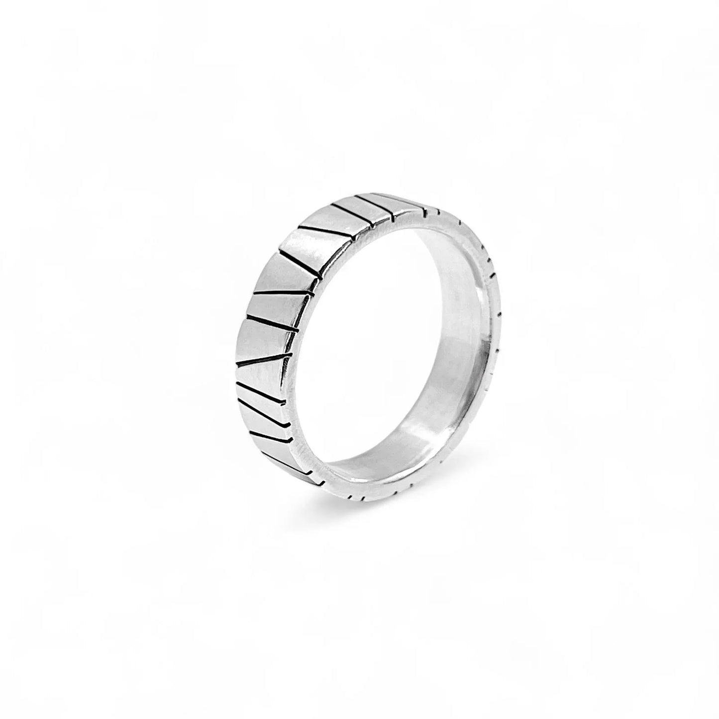 Sterling Silver Ring - Lines - Kristin Christopher