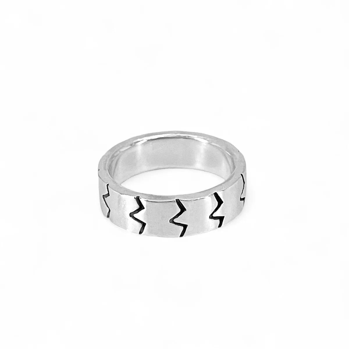 Sterling Silver Ring - Zig Zag - Kristin Christopher