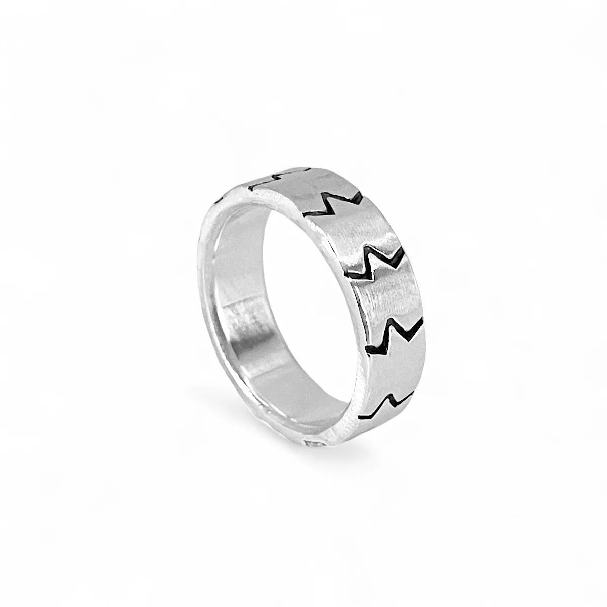 Sterling Silver Ring - Zig Zag - Kristin Christopher