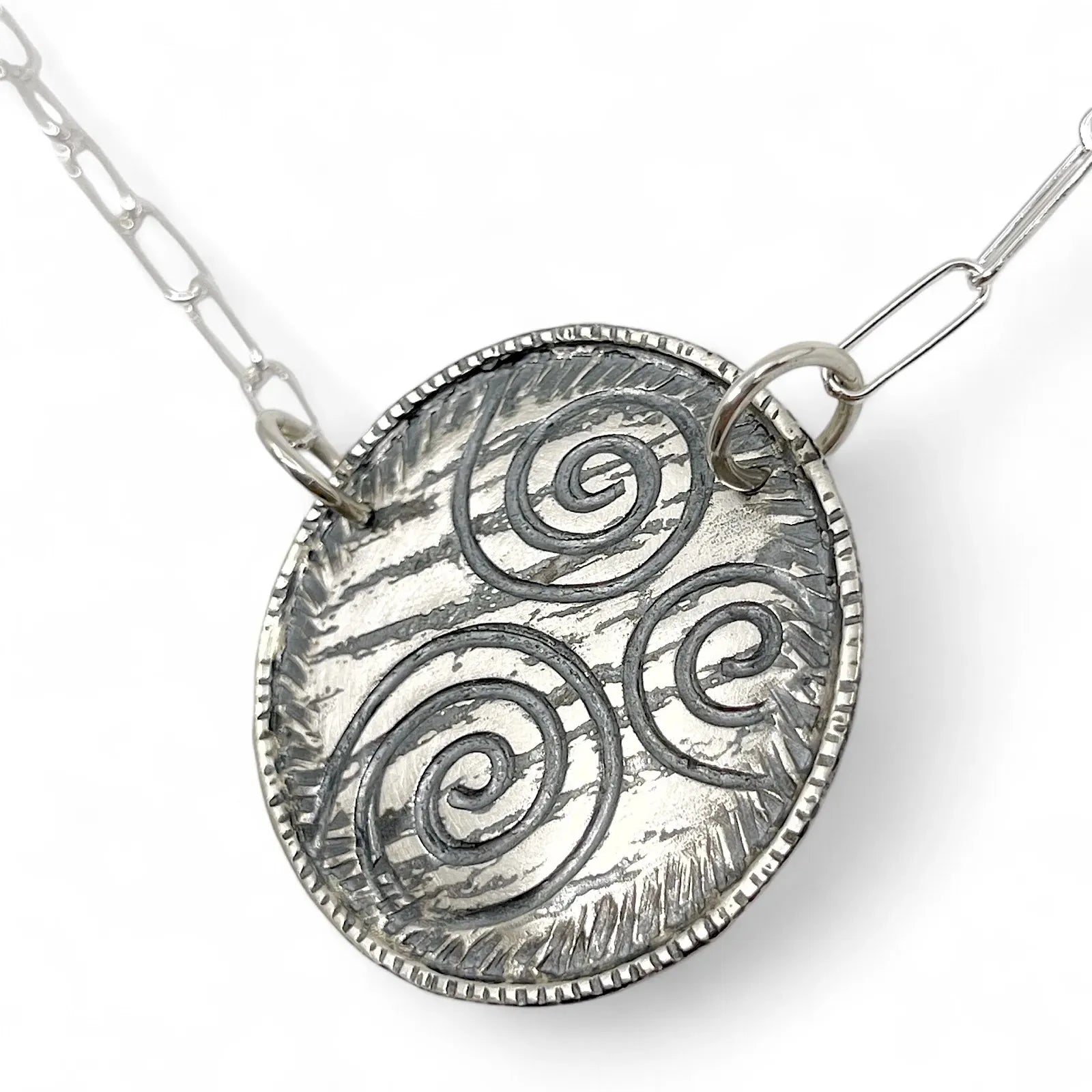 Sterling Silver Spiral Necklace - Kristin Christopher