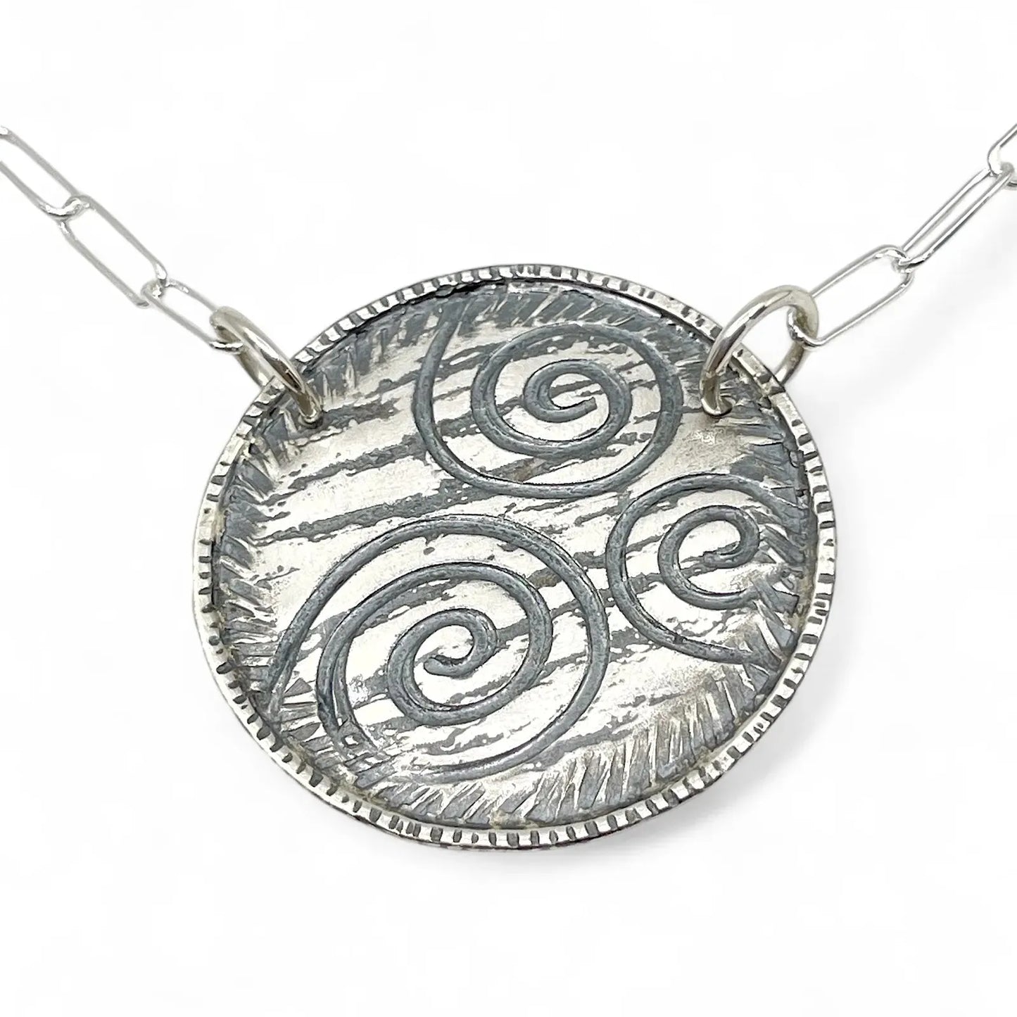 Sterling Silver Spiral Necklace - Kristin Christopher